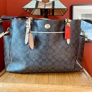Coach Signature Diaper Bag